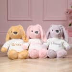 Personalised Max & Boo large amber bunny soft toy Baby Shower Gifts 6