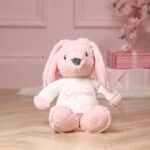 Personalised Max & Boo large blossom bunny soft toy Baby Shower Gifts 3