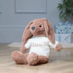 Personalised Max & Boo large chestnut bunny soft toy Baby Shower Gifts 5