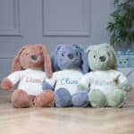 Personalised Max & Boo large chestnut bunny soft toy Baby Shower Gifts 6