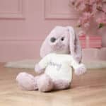 Personalised Max & Boo large lavender bunny soft toy Baby Shower Gifts 5