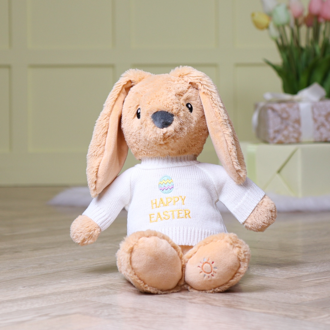 personalised easter bunny plush toy 