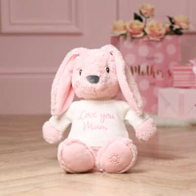 Personalised Max & Boo large blossom Mother’s Day bunny Personalised Bunnies