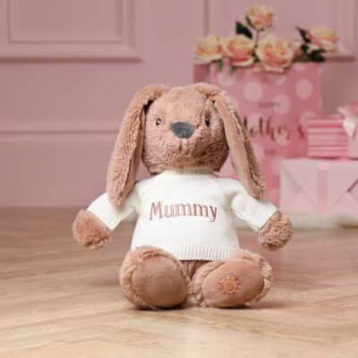 Personalised Max & Boo large chestnut Mother’s Day bunny Max & Boo