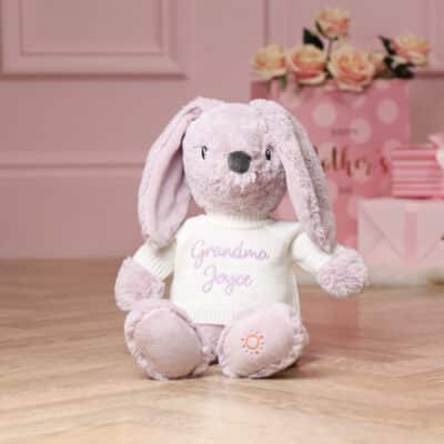 Personalised Max & Boo large lavender Mother’s Day bunny Mother's Day Gifts