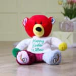 Personalised Mood Bear – Large Hope Bear with Easter jumper Easter Gifts 3