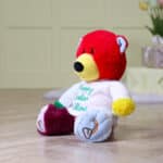 Personalised Mood Bear – Large Hope Bear with Easter jumper Easter Gifts 6