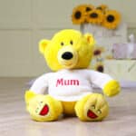 Personalised Mood Bear – Large Happy Bear with Mother’s Day jumper Mother's Day Gifts 3