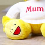 Personalised Mood Bear – Large Happy Bear with Mother’s Day jumper Mother's Day Gifts 4