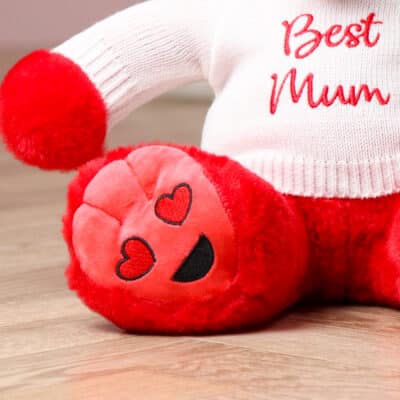 Personalised Mood Bear – Large Love Bear with Mother’s Day jumper Mother's Day Gifts 3