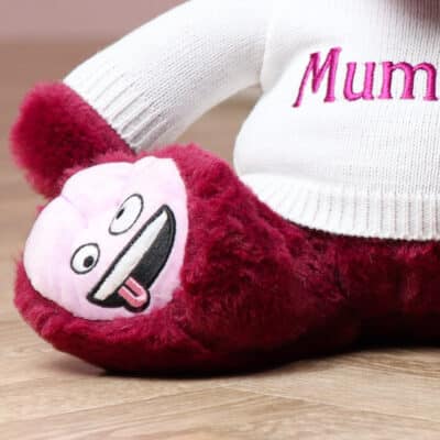 Personalised Mood Bear – Large Silly Bear with Mother’s Day jumper Mother's Day Gifts 3