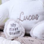 Personalised My First Steiff Hoppie Rabbit beige soft toy Baby Shower Gifts 4