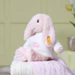 Personalised My First Steiff Hoppie Rabbit pink soft toy Baby Shower Gifts 6
