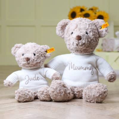 Personalised Steiff Honey teddy bear with Mother’s Day jumper Mother's Day Gifts