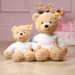 Personalised Steiff Jimmy teddy bear with Mother’s Day jumper Mother's Day Gifts 3