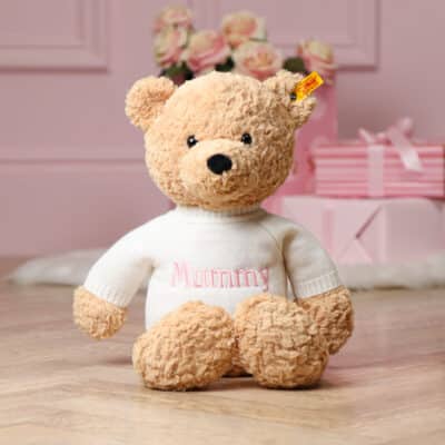 Personalised Steiff Jimmy teddy bear with Mother’s Day jumper Mother's Day Gifts 2