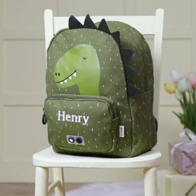 Personalised Trixie Baby Dino backpack Backpacks and Rucksacks