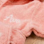 Personalised Trixie Rabbit bathrobe Bath Time 4