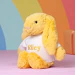 Personalised Jellycat sunshine bashful bunny soft toy Easter Gifts 4