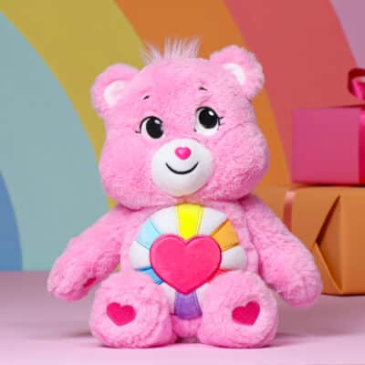 Personalised Care Bears Hopeful Heart Bear Plush Soft Toy Personalised Soft Toys