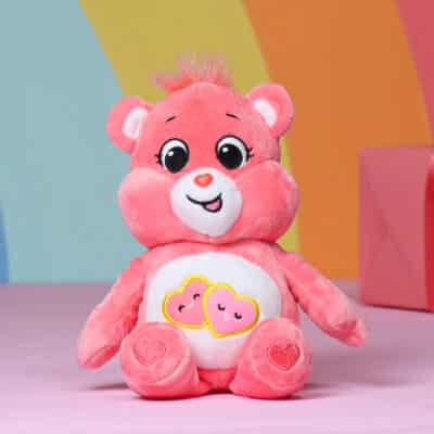 Personalised Care Bears Love-A-Lot Bear Small Plush Soft Toy Birthday Gifts 2