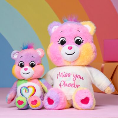 personalised large and small care bear plush toy