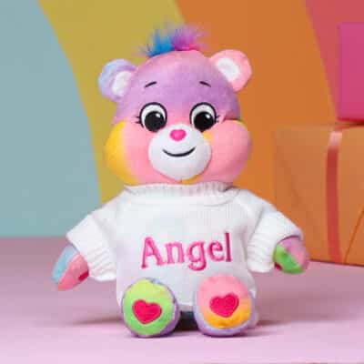 Personalised Care Bears Togetherness Bear Small Plush Soft Toy Birthday Gifts