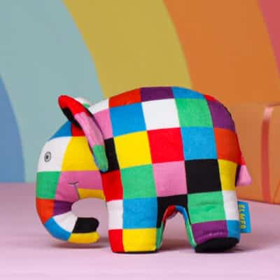 Elmer soft toy Personalised Baby Gift Offers and Sale