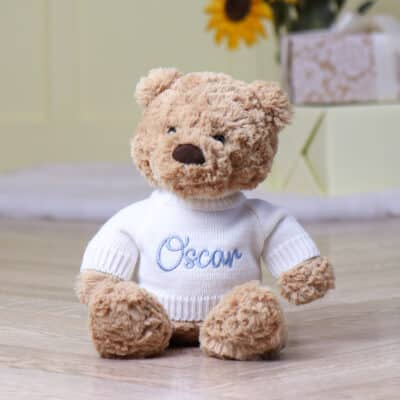 Personalised Jellycat bumbly bear small teddy soft toy Baby Shower Gifts