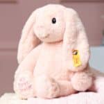 My First Steiff Hoppie rabbit pink soft toy Steiff 6