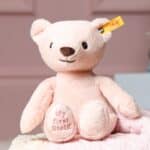 My First Steiff cuddly friends teddy bear pink soft toy Baby Shower Gifts 3