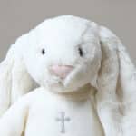 Personalised Christening Baptism Jellycat cream large bashful bunny Christening Gifts 5