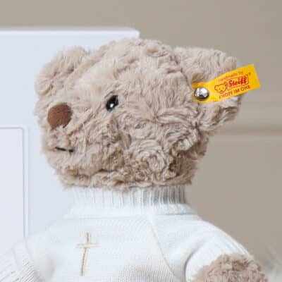 Personalised Christening Baptism Steiff honey medium teddy bear Christening Gifts 2