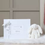 Toffee Moon personalised nutmeg luxury cable baby blanket Birthday Gifts 8