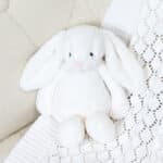 Hollyz personalised ivory diamond cellular cotton baby blanket Hollyz 5