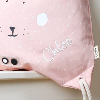 Personalised Trixie Rabbit drawstring bag Backpacks and Rucksacks 3