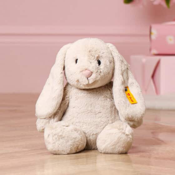 Steiff 242342 Soft Cuddly Friends My First Hoppie Rabbit, Rainy Day, 1