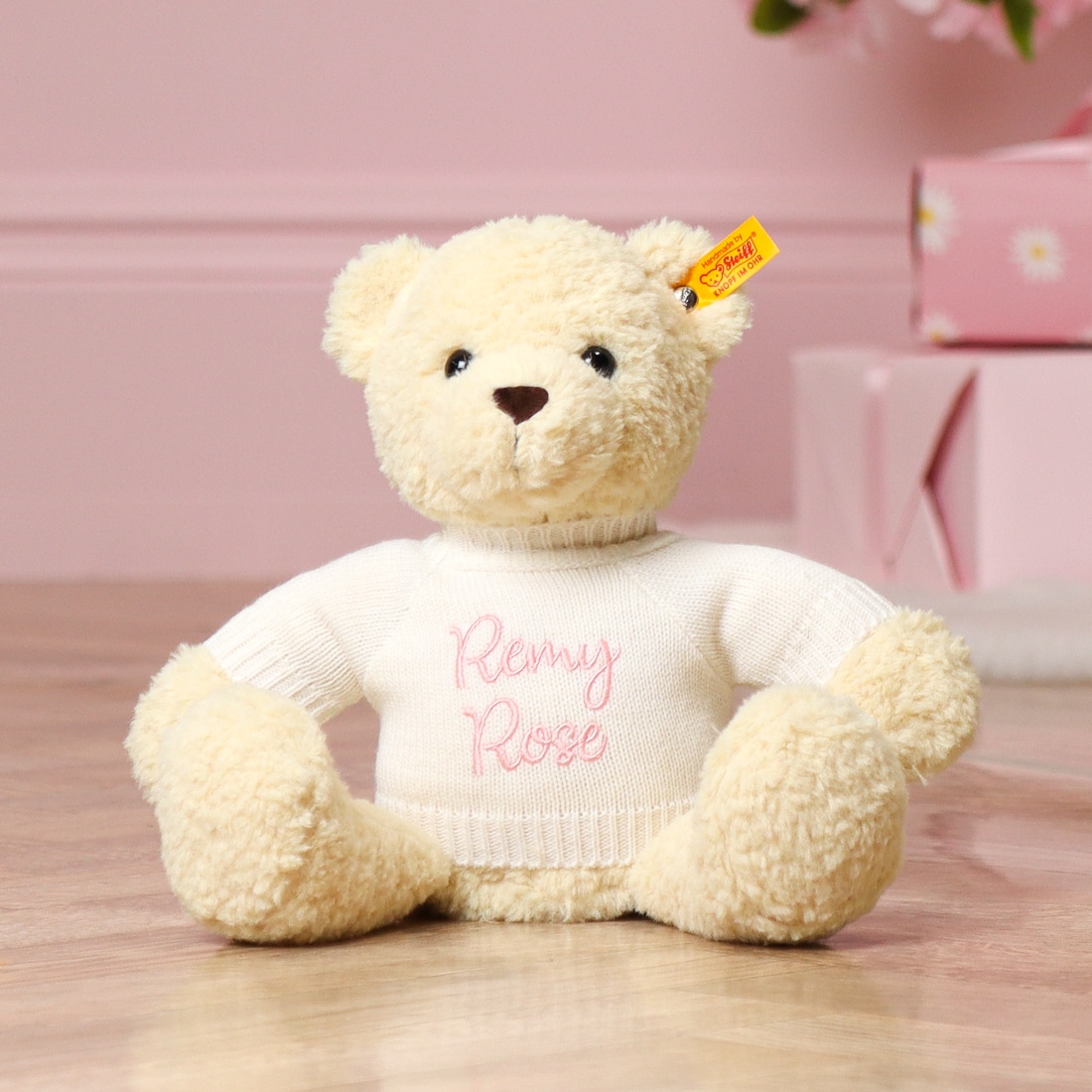 Personalised Steiff mila teddy bear medium soft toy