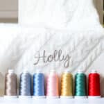 Hollyz personalised baby’s first Christmas luxury pure cashmere cream baby blanket Christmas Gifts 7
