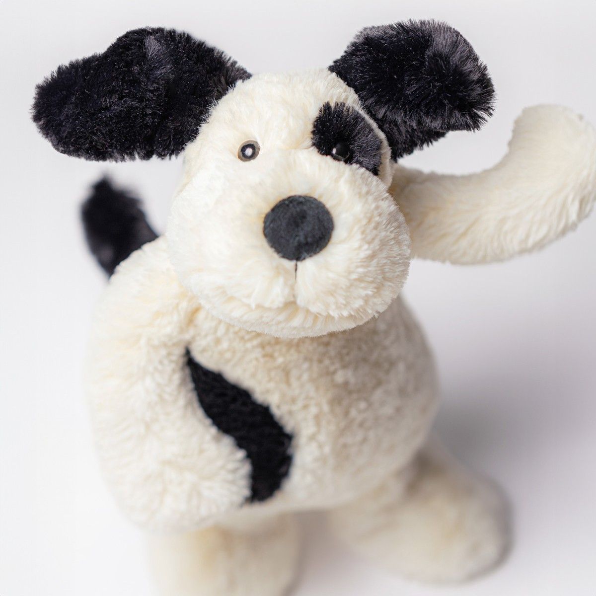 Jellycat Bashful Rufferty black and cream puppy soft toy | That's mine