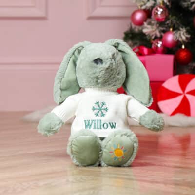 Personalised Max & Boo large Christmas bunny soft toy Christmas Gifts 2