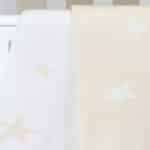 Ziggle personalised cream stars cotton knitted baby blanket Christmas Gifts 6