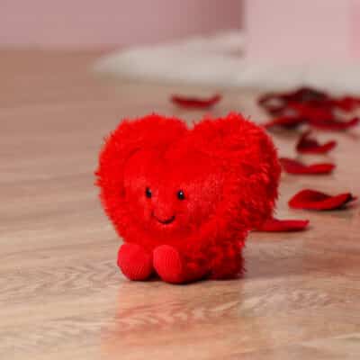 Jellycat amuseables red beatie heart soft toy Jellycat 2