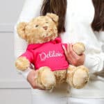 Valentines personalised Keeleco recycled large Dougie bear with hoodie Valentine's Day Gifts 5