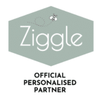 Personalised Jellycat grey bashful bunny and ziggle striped baby blanket gift set Birthday Gifts 10