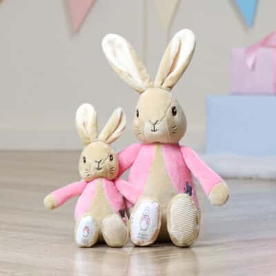 Flopsy Bunny small soft toy rattle or large soft toy Birthday Gifts