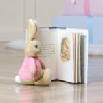 Flopsy Bunny soft toy rattle and The tale of the Flopsy Bunnies book Birthday Gifts 4