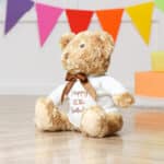 Personalised Keeleco recycled Dougie bear soft toy in three sizes Christmas Gifts 5