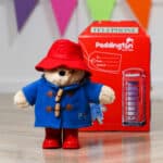 Classic personalised Paddington Bear with boots and telephone box Characters 5