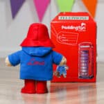 Classic personalised Paddington Bear with boots and telephone box Characters 6